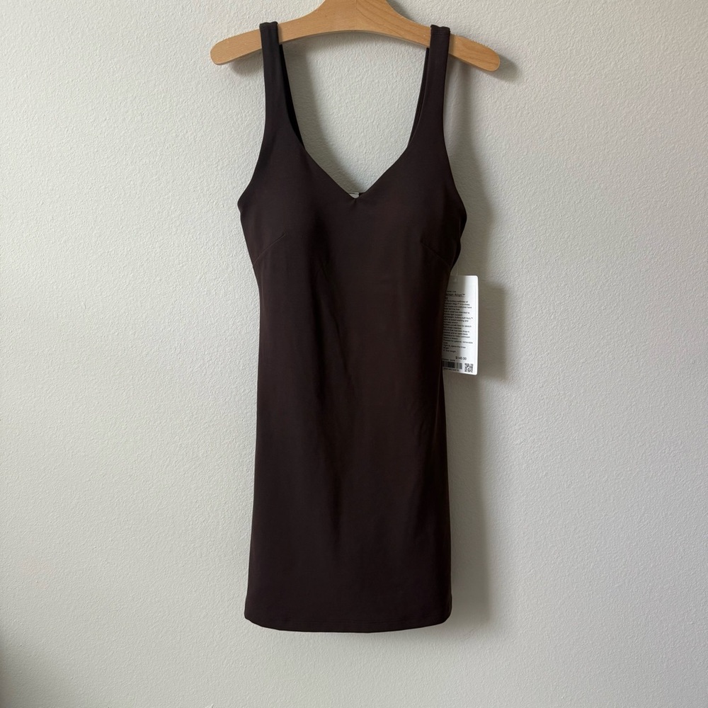 NWT Lululemon Align Dress Espresso Size 4